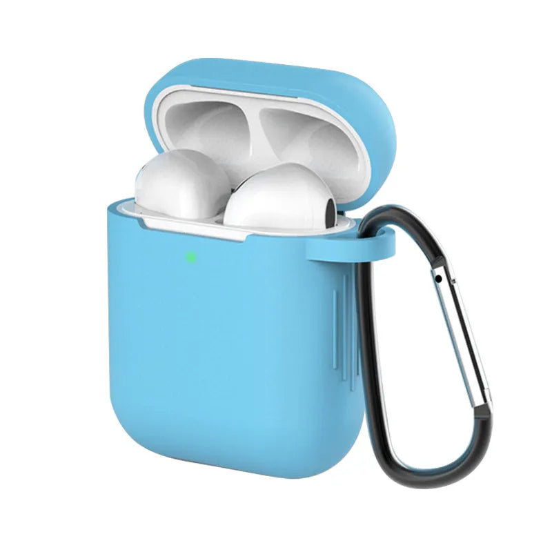 Silicone protective cover for Apple AirPods charging case in multiple colour options
