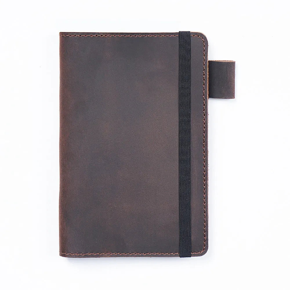 Handmade kraft notebook with 9x14cm wood-free paper pages in six colour options