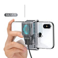 Mobile phone radiator clip made of ABS aluminum and ceramic for 4-7 inch phones in black gold or silver