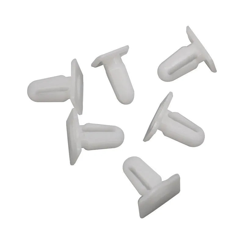 D318 style automotive plastic glue nails and buckles trim fasteners set with 60 PA66 plastic pieces for car interior panel repairs