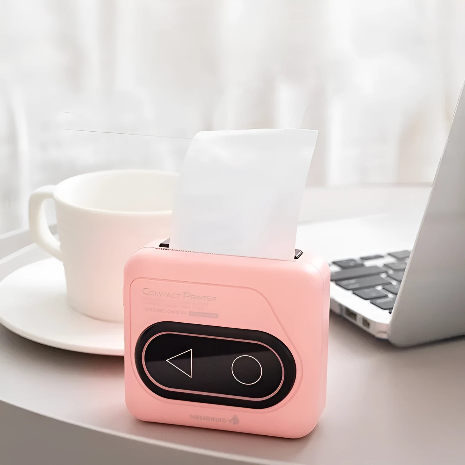Portable Bluetooth thermal printer in multiple colours with mobile phone printing capability