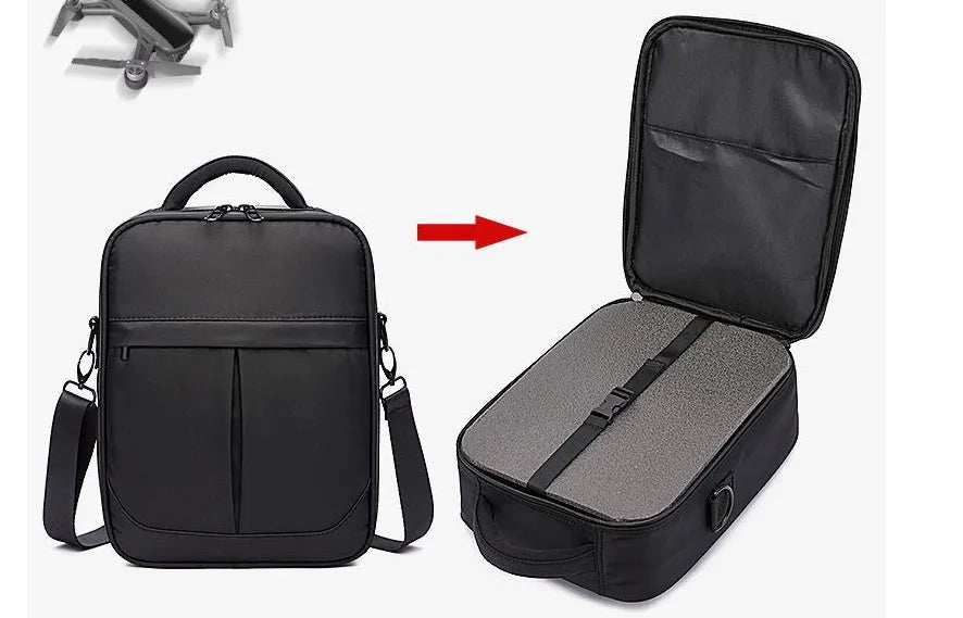 Black Oxford fabric men's messenger shoulder bag with dimensions 24cm x 11cm x 31cm