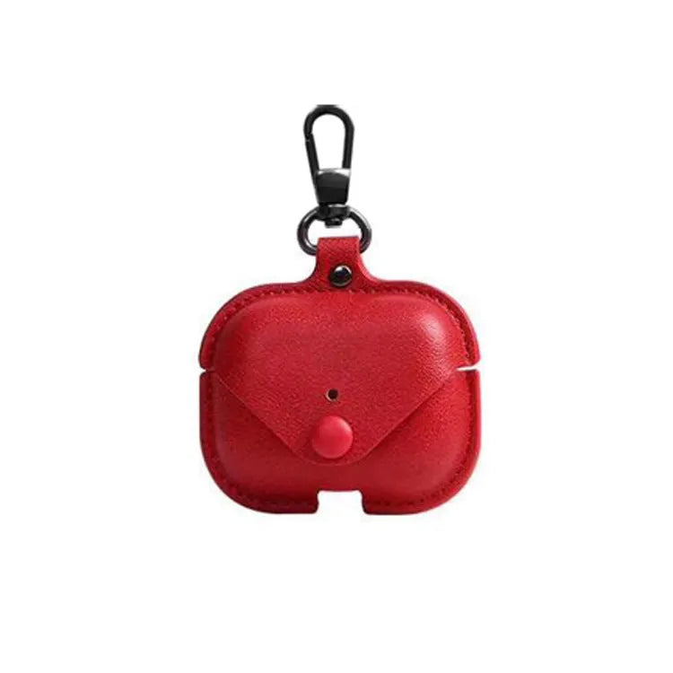 AirPods Pro protective leather case in a choice of PU patterns including cross, crystal, and litchi texture.