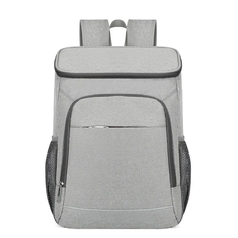 Large outdoor thermal picnic backpack in oxford cloth with curved shoulder straps