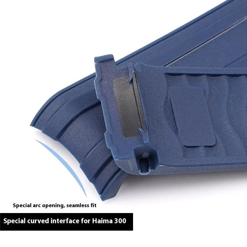 Replacement watch strap 20mm silver buckle, black colour option, for casual and sports watches