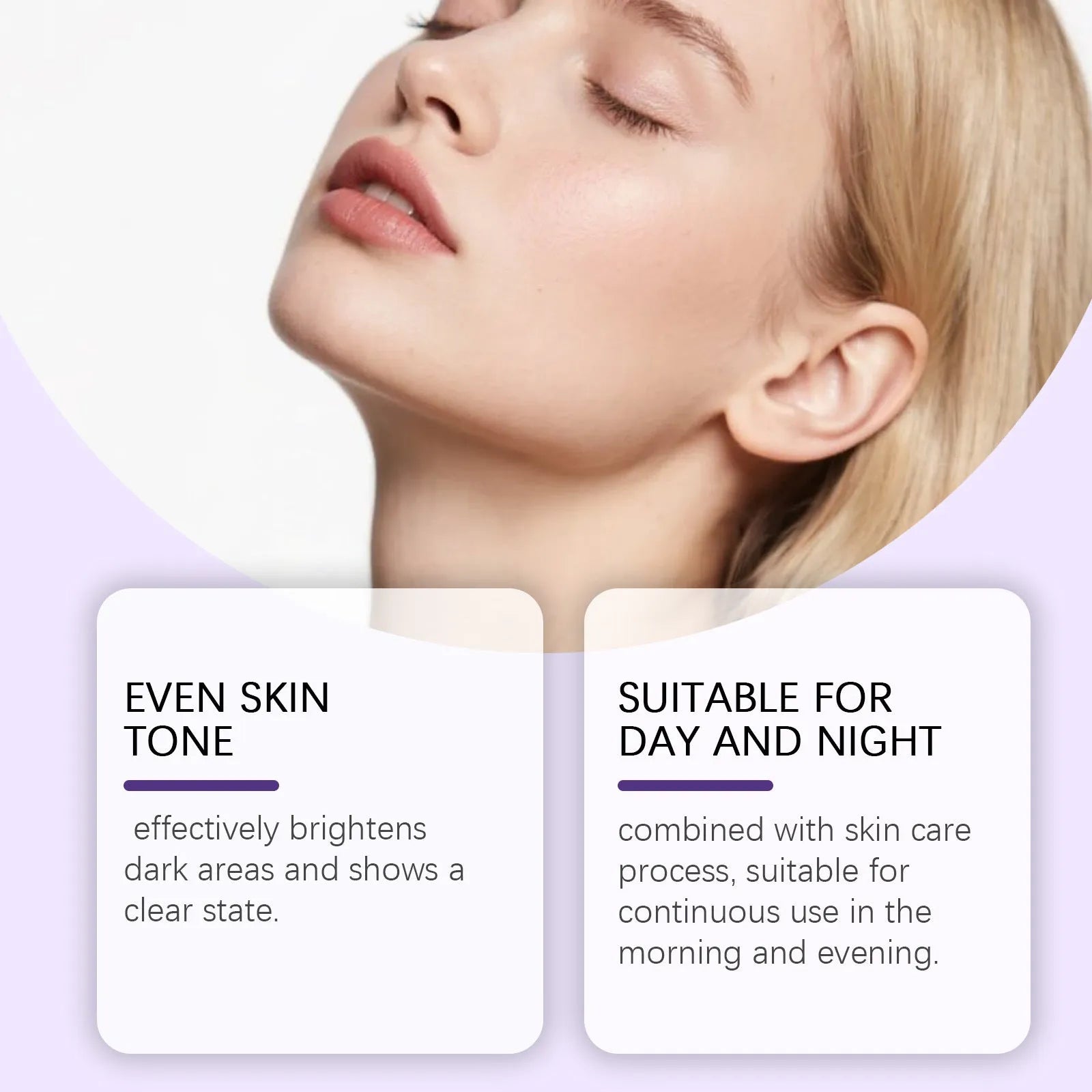 50g skin care cream in container for daily facial moisturising and pore care.