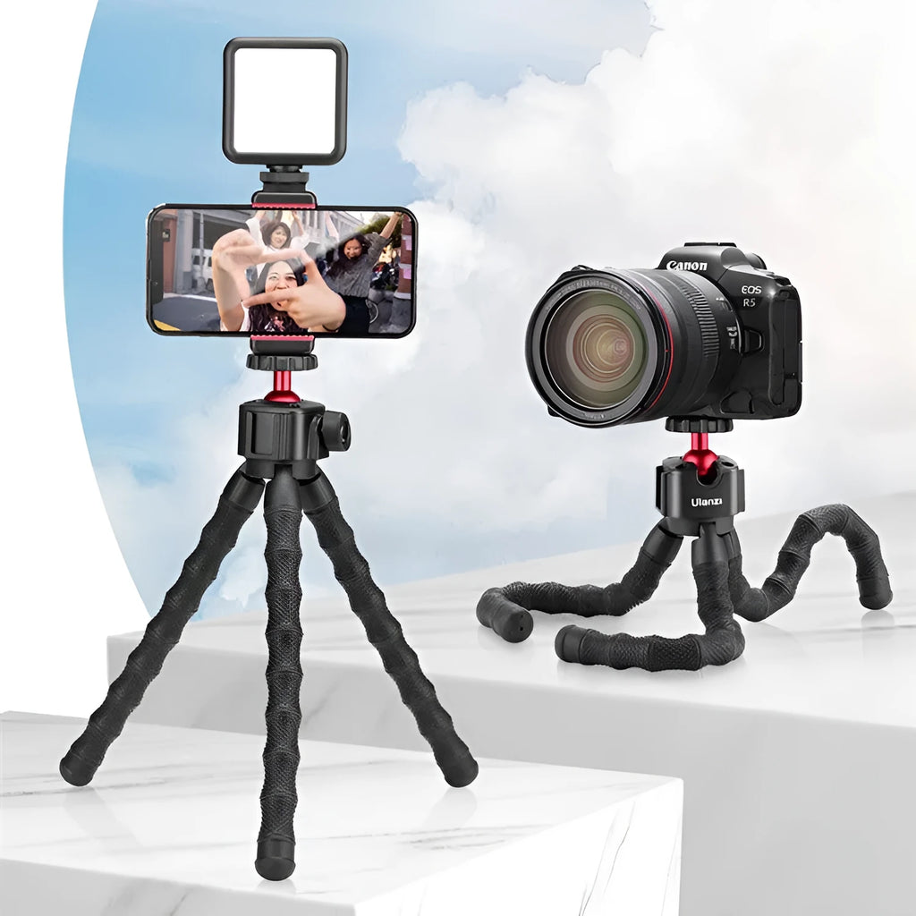 Multifunctional photography vlogging tripod suite with 2985 colour options for mobile phones and cameras