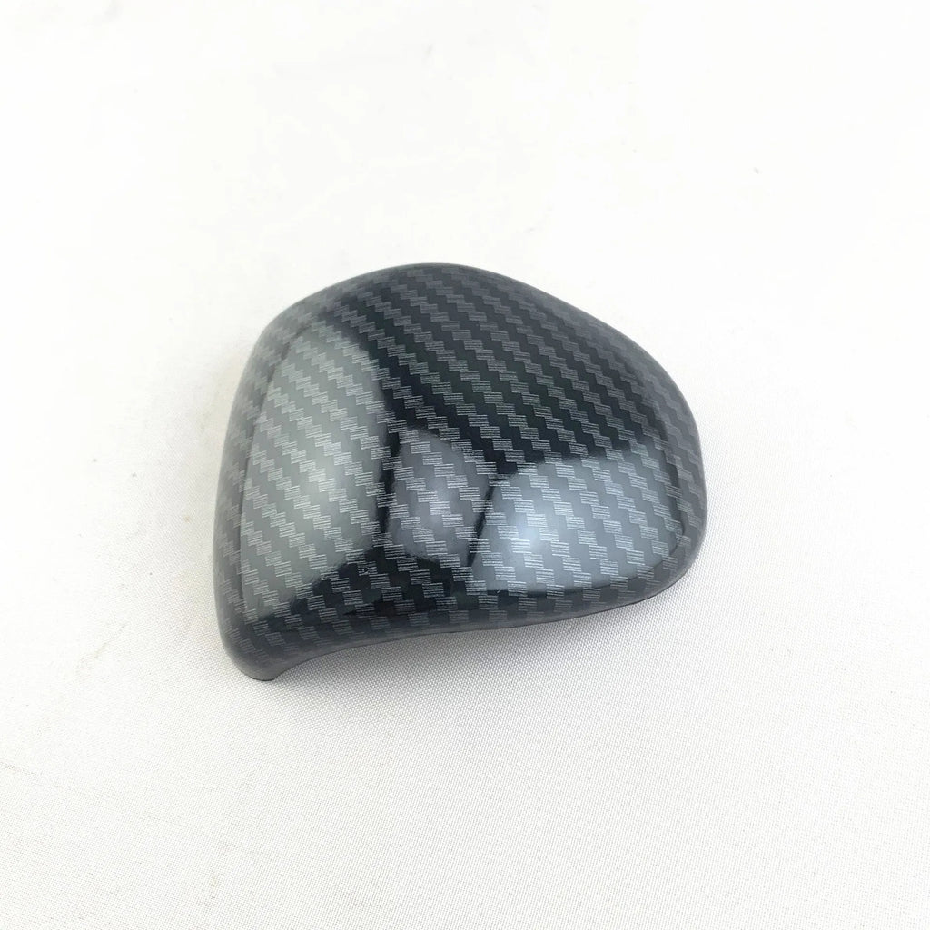 Carbon fibre finish gear shift cover for manual transmission car interior