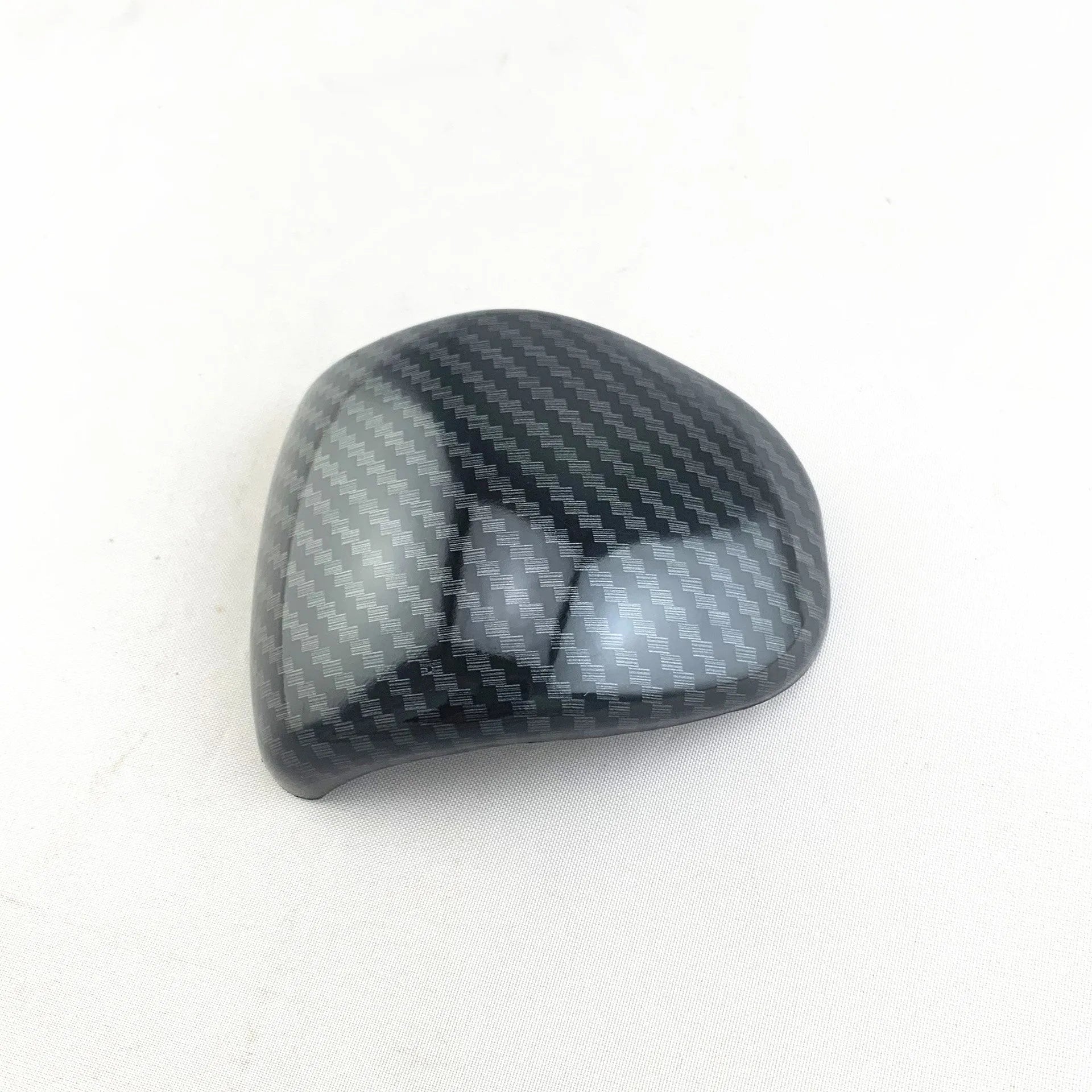 Carbon fibre finish gear shift cover for manual transmission car interior