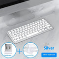 Ultra-thin wireless keyboard and mouse set in black colour with Bluetooth connectivity
