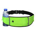 Sports waist bag with pocket, slim running belt in polyester, unisex design