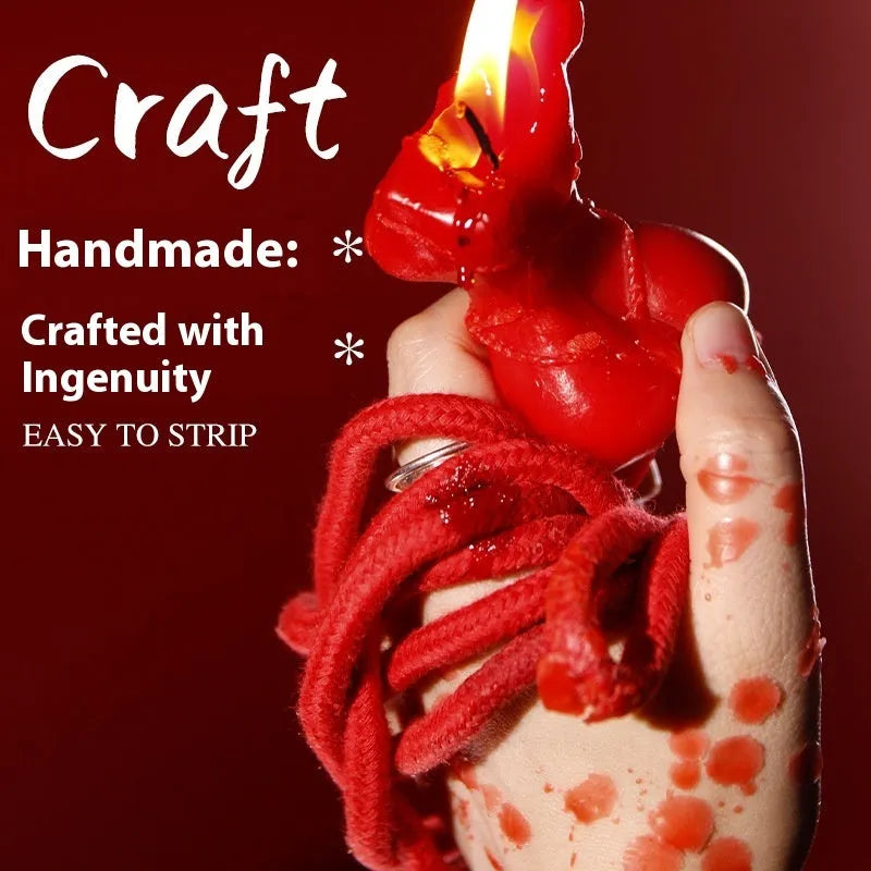 Low temperature soy wax candle in smoked fragrance style showing rose red colour option
