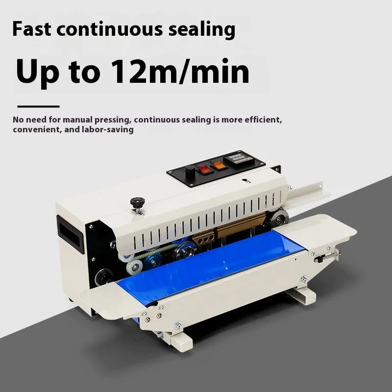 Portable mini sealing machine with date printing function for plastic bags