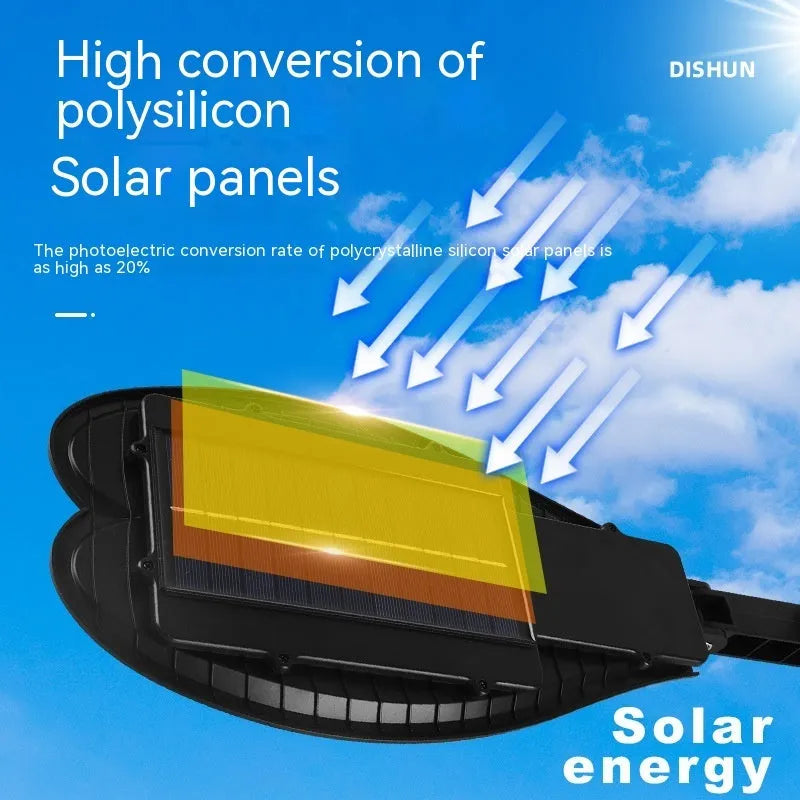 6-eye sword design solar garden lamp with remote control for outdoor pathway and garden lighting
