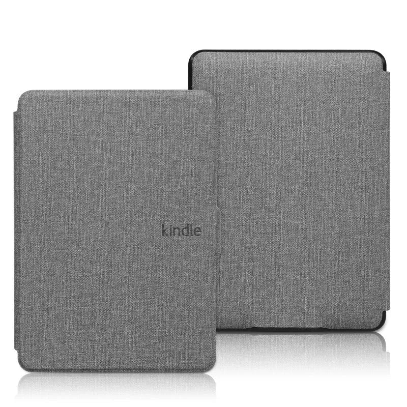 Linen leather protective case for Kindle Paperwhite with magnetic closure in multiple colour options