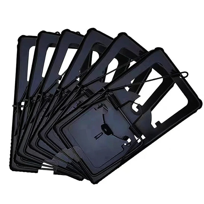 Automatic mouse cage trap showing small, medium and large size options with metal and plastic construction