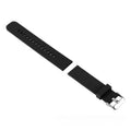 Solid colour silicone sports watch strap for Garmin Forerunner 245 in multiple colour options