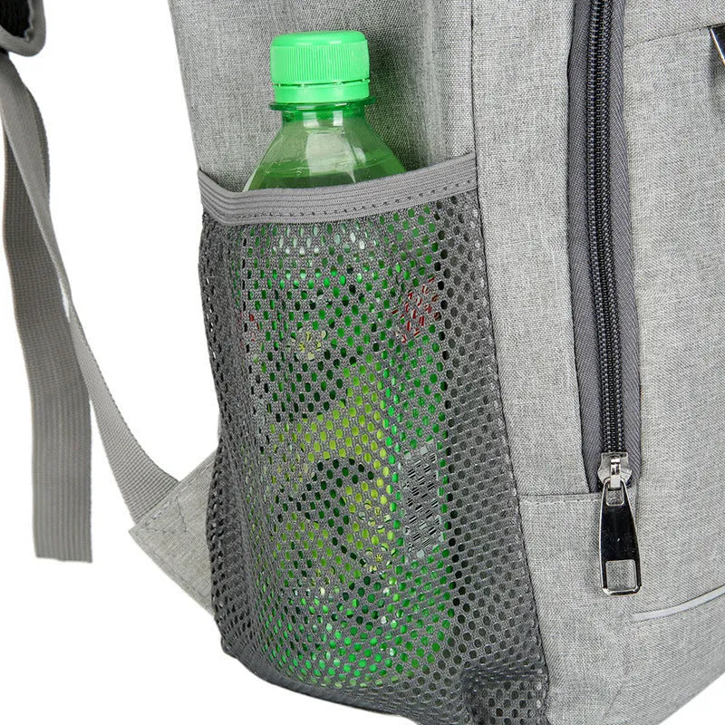 Large outdoor thermal picnic backpack in oxford cloth with curved shoulder straps