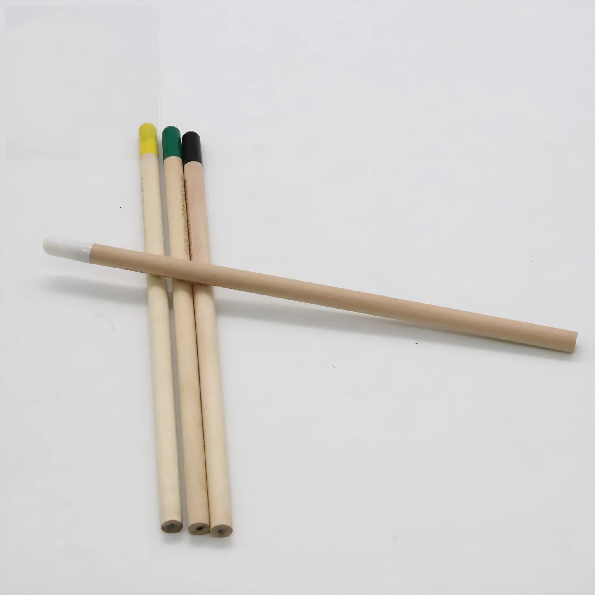 Seed pencil HB refill with degradable capsule containing plant seeds in multiple colours