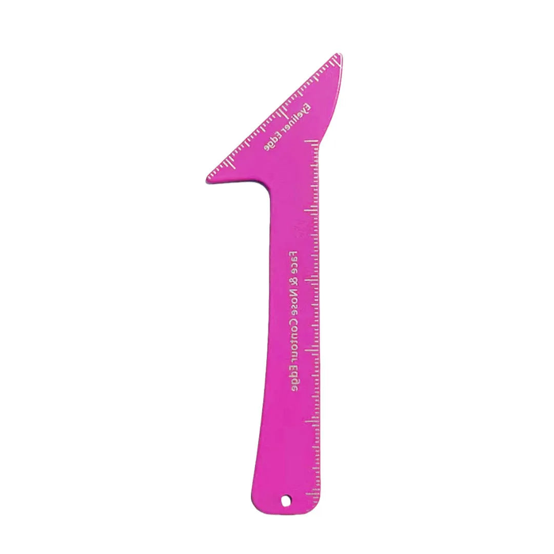 Reusable 3-in-1 eyeliner stencil tool for winged eyeliner, eyebrow definition, and face contour on hooded eyes