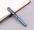 Black or blue fountain pen with frosted ink bag system and choice of 0.38mm or 0.5mm nib