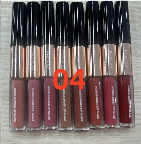 C-L021 double-head non-stick cup lip gloss applicator for matte lip products