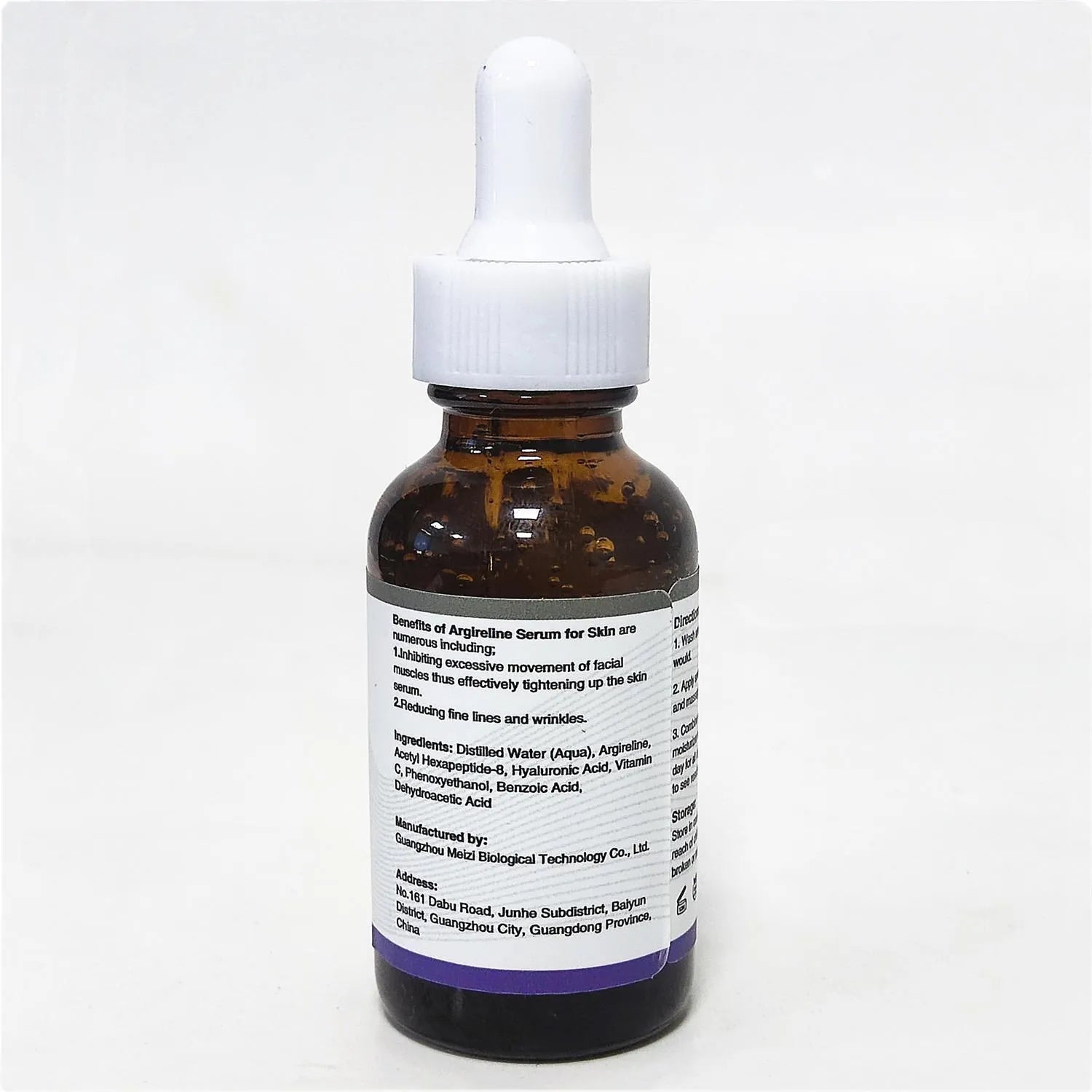 30ml bottle of six-peptide firming and brightening moisturising liquid for universal skin types.