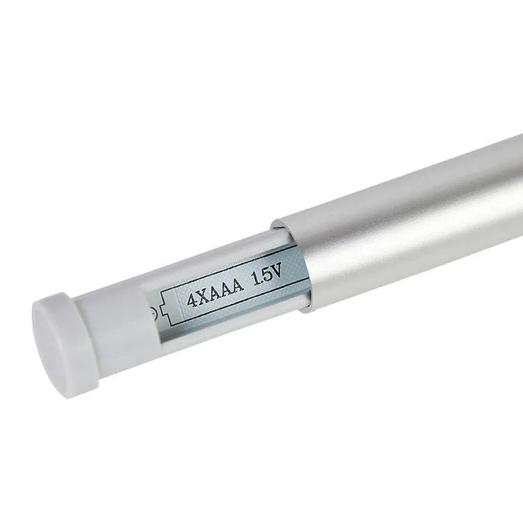 Silver LED night light with remote control for cabinet hallway use