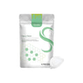 Four micro needle body shaping care patches from a pack, for topical skin application.