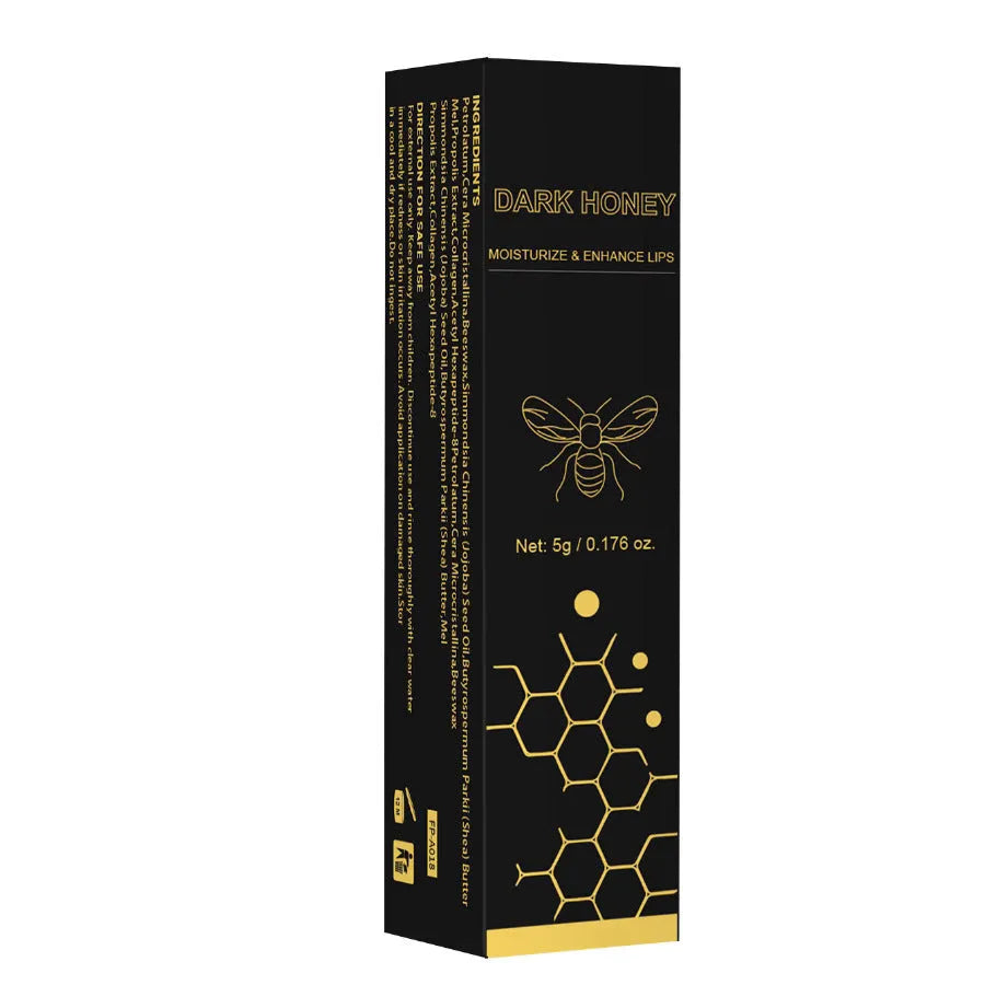 Dark Honey dark lipstick 5g tube with matte finish for universal skin types
