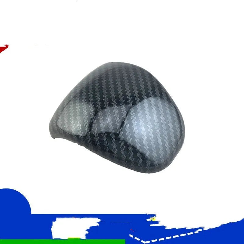 Carbon fibre finish gear shift cover for manual transmission car interior