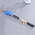 Submachine gun style agricultural spray gun with adjustable pressure control for pesticide application