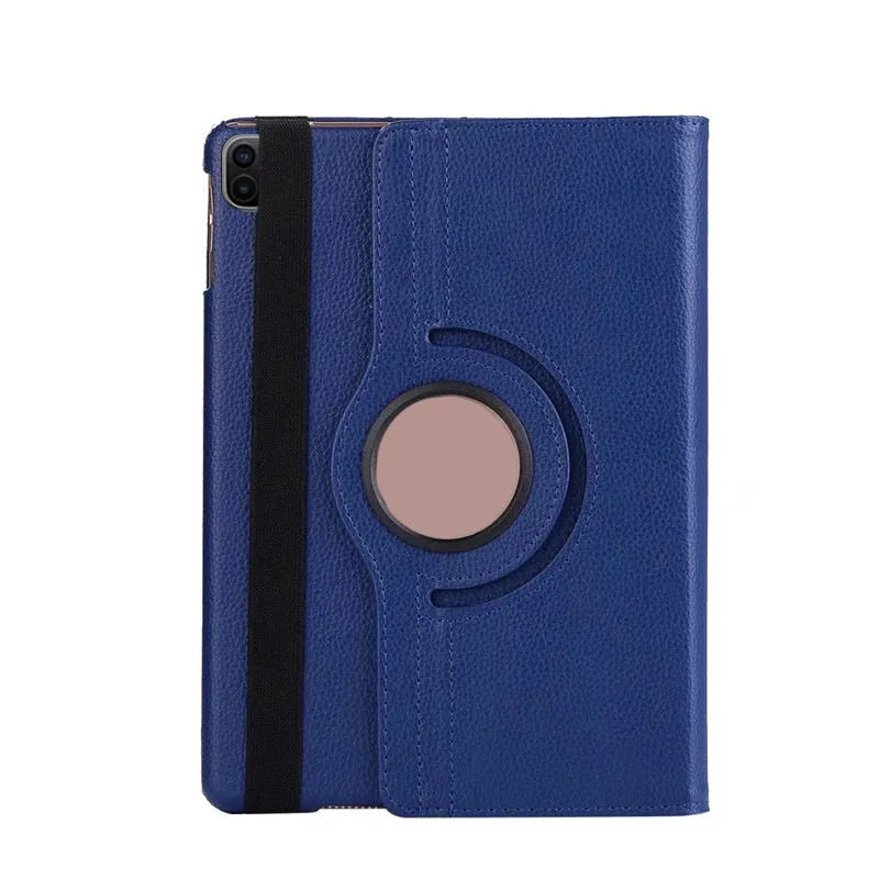 iPad rotating protective sleeve in imitation leather with clamshell design in multiple colours
