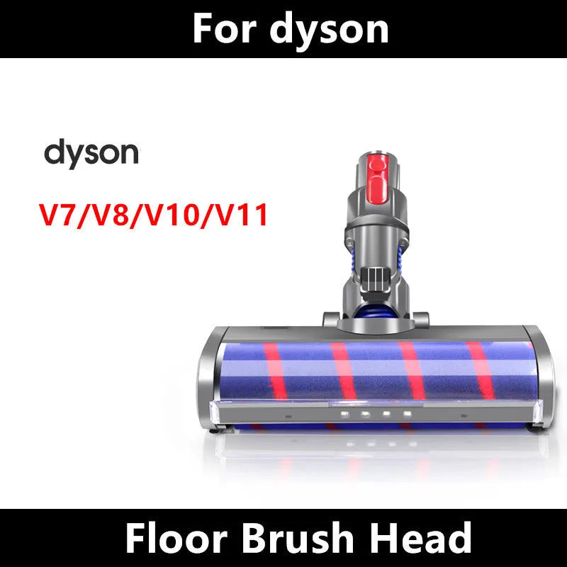 Dyson V7 to V11 vacuum replacement electric floor brush head with soft velvet material