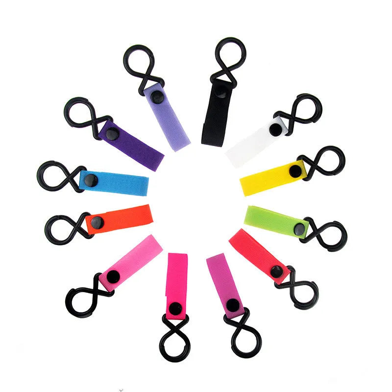 Nylon luggage Velcro hook in assorted colours for bag organisation and attachment