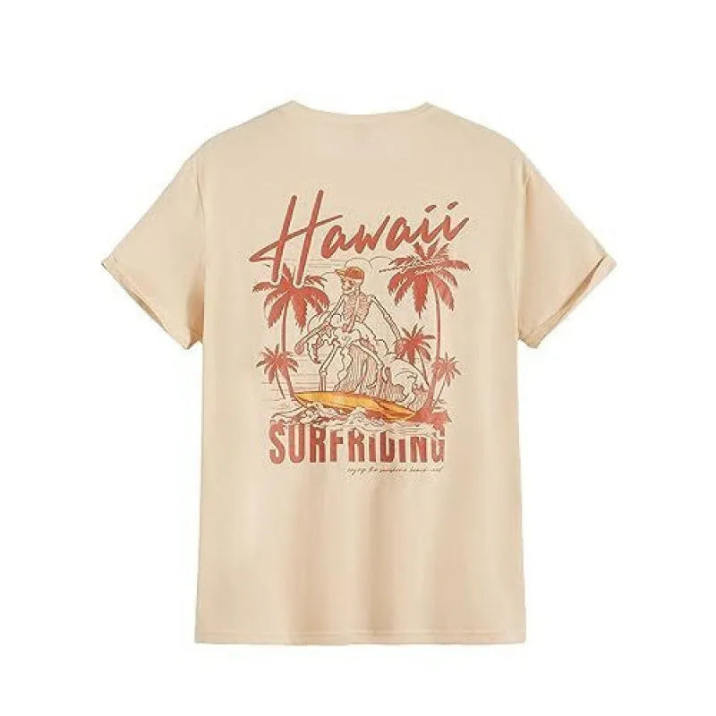 Men's printed short-sleeved sports T-shirt with digital pattern on polyester flat mop cloth