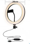 Adjustable mobile phone stand extended to full 110cm height with smartphone mounted