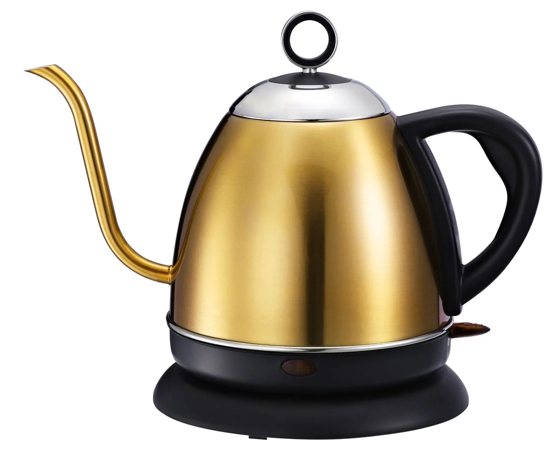 Automatic temperature control stainless steel kettle in gold, white or yellow with touch controls