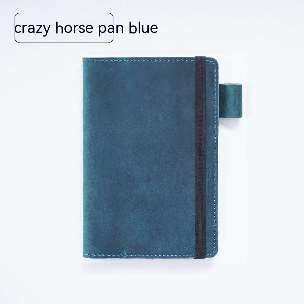 Handmade kraft notebook with 9x14cm wood-free paper pages in six colour options
