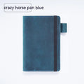 Handmade kraft notebook with 9x14cm wood-free paper pages in six colour options