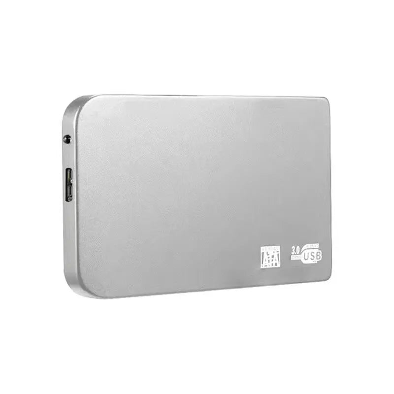 USB 3.0 external solid state drive with metal shell in black, blue, red, or silver colour options