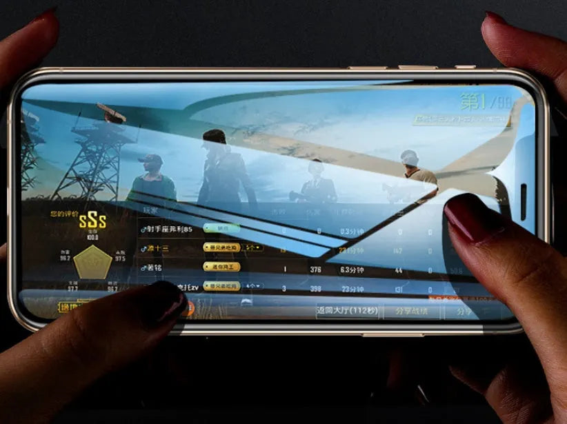 Samsung Galaxy tempered glass screen protector with full coverage and installation tools