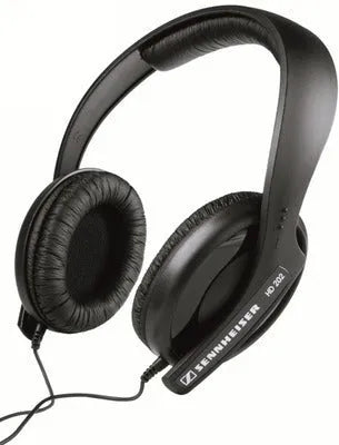 Black head-mounted monitor headphones with 40mm drivers and 3.5mm plug