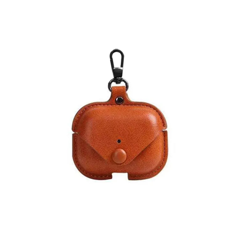 AirPods Pro protective leather case in a choice of PU patterns including cross, crystal, and litchi texture.