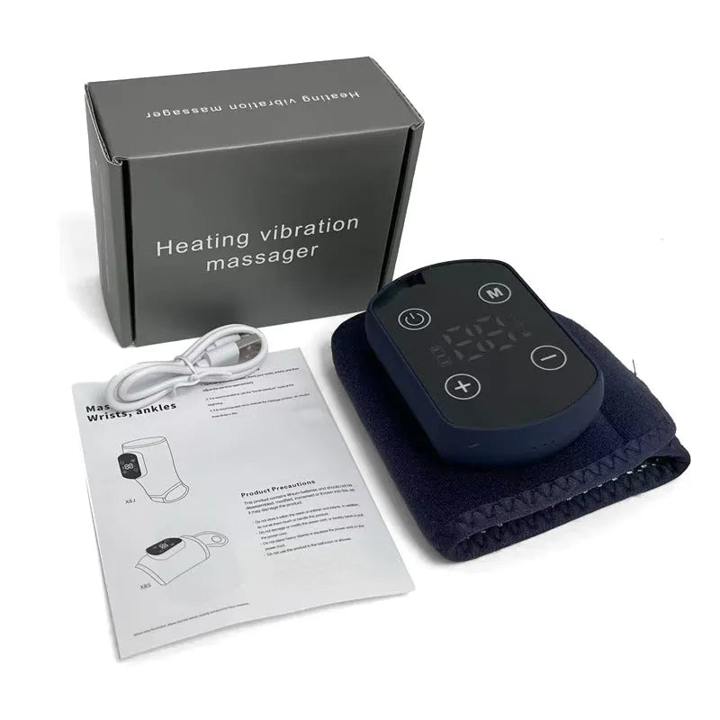 Electric wrist massage instrument with rechargeable battery, 7W power, 36.5 by 12.5 centimetres size