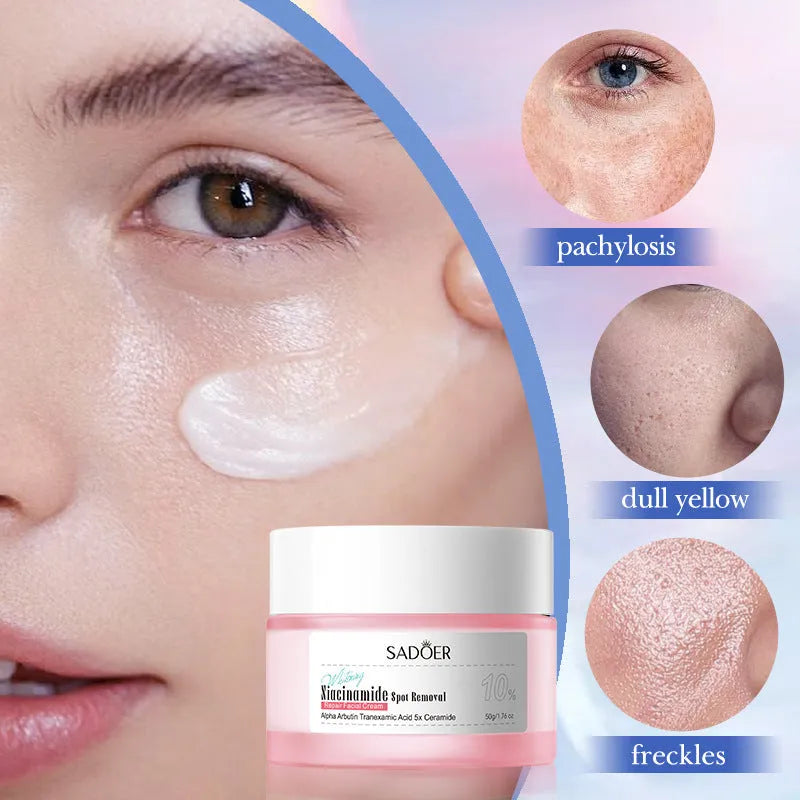 Brightening skin repair cream 50g jar for universal skin types