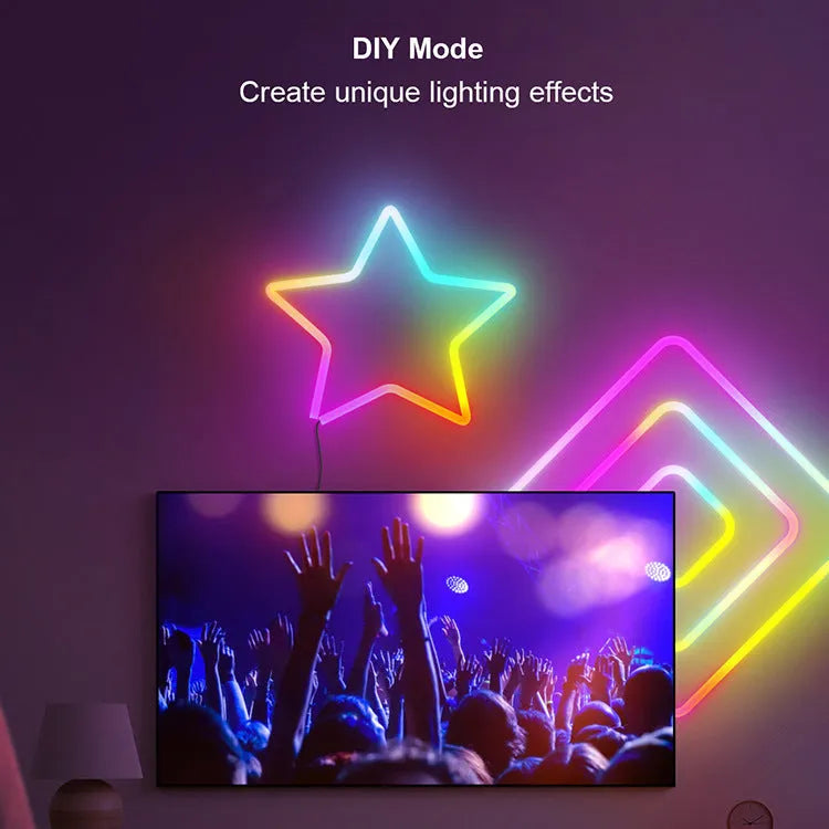 3-metre USB RGB neon light strip with Bluetooth and WiFi remote control