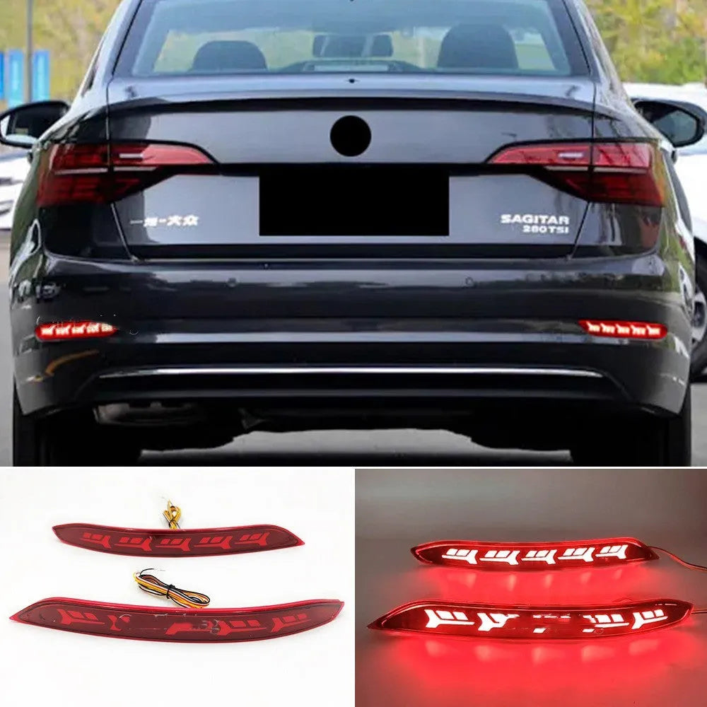 Volkswagen Sagitar rear bumper light with water flow LED illumination for 19-21 models