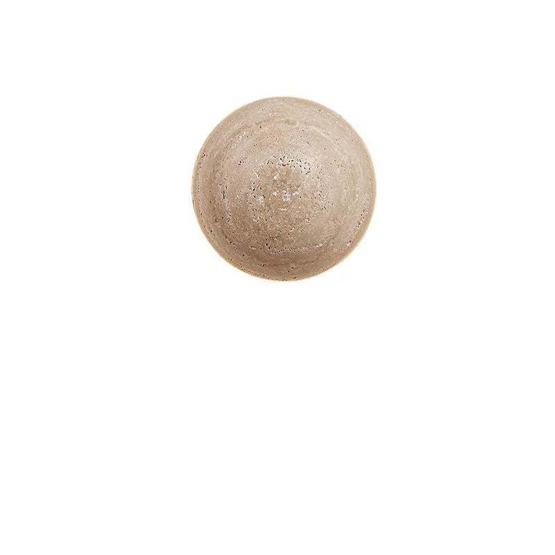Vintage semicircle wall lamp with yellow cave stone shade and iron construction, 15cm diameter with pull switch