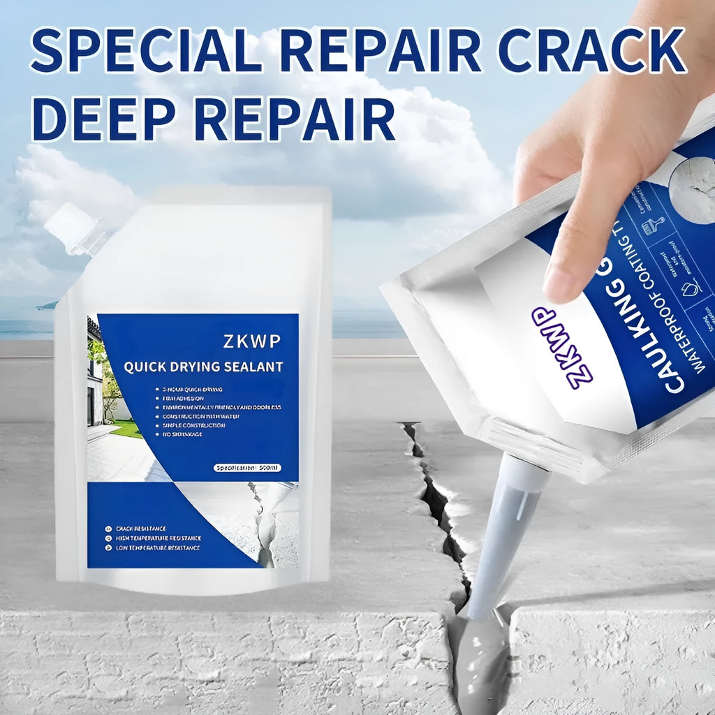 Roof crack bathroom tile acrylic flaky leak-proof sealant 500g with free delivery tool